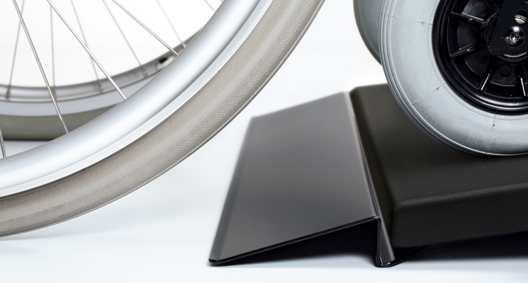 seca 677 r - Rollstuhlwaage mit Geländer und RS-232 Schnittstelle #2